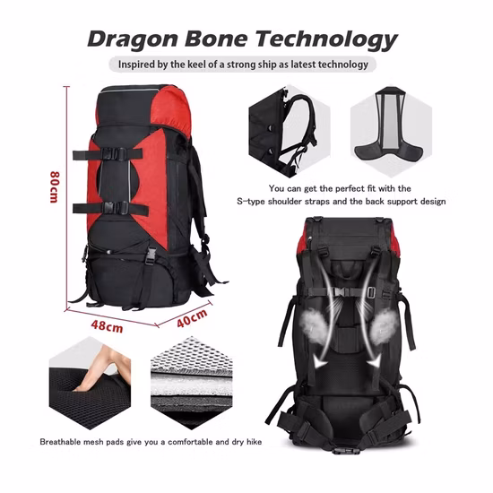 OEM Custom Logo Fashion Hydration Wasserdichte Outdoor-Wander-Camping-Rucksack-Tasche