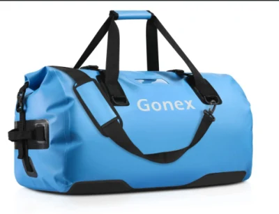 40 l, 60 l, 80 l, extra große, wasserdichte Reisetasche, trockene Reisetasche, robuste Tasche mit robusten Riemen und Griffen für Kajakfahren, Bootfahren, Rafting, Angeln im Freien